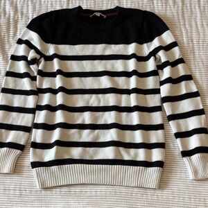 41 Hawthorn Black and White Striped Long Sleeve Top